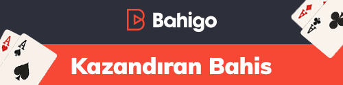 bahigo logo kırmızı alan koyu arka plan iskambil kartları